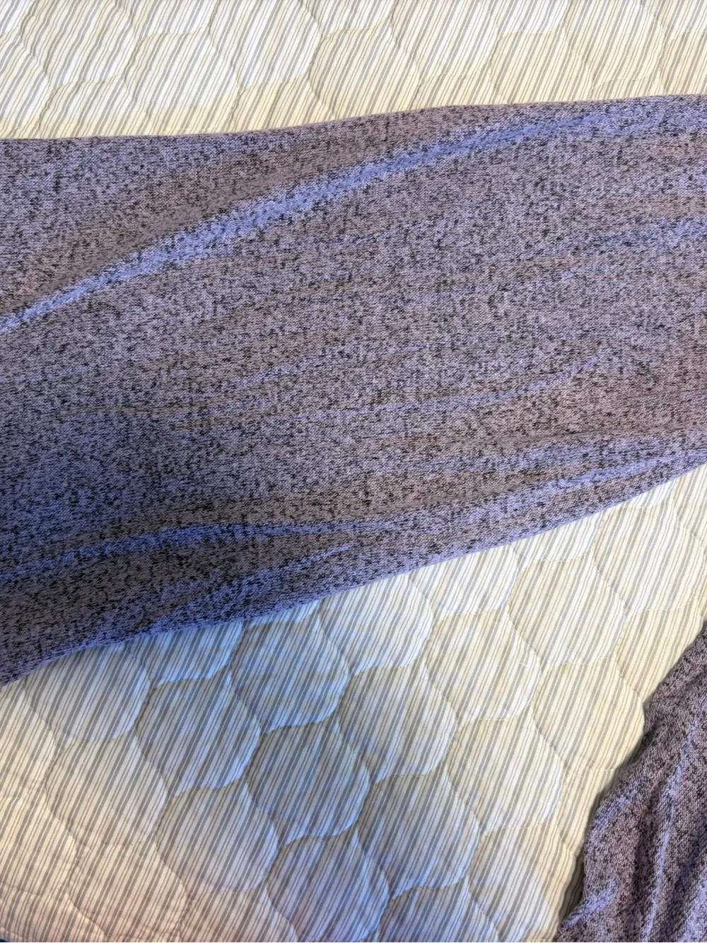 Soft Cowl Neck Pullover Sweater - Heather Lavender sleep wear loungewear size xl